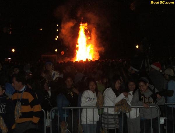 This year, there was actually a real fire!!