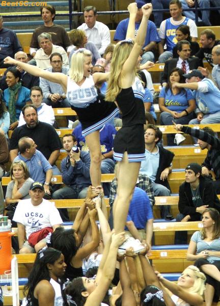 Shockingly, CSSB had three times as many Cheerleaders as UCLA did.