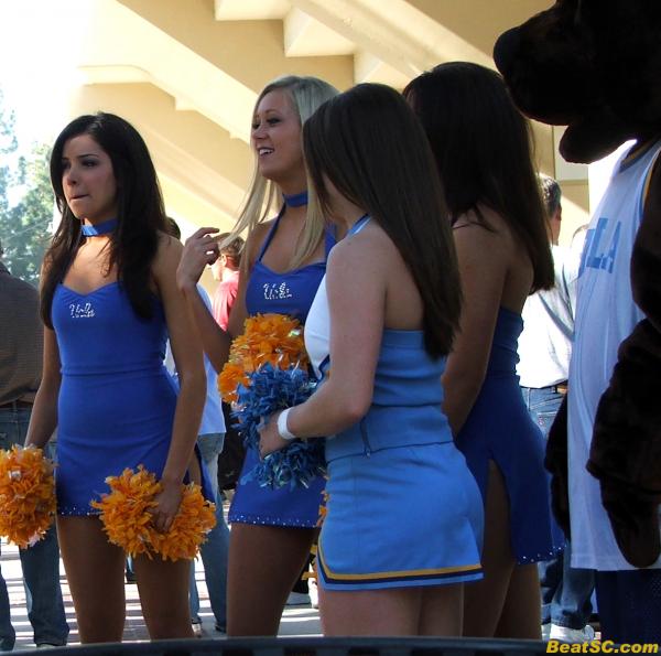 Mollie has long-stemmed the tide in the UCLA vs usc Spirit Battle, and Rose - Classily - did not try to deny it.
