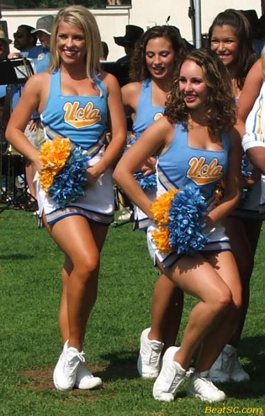 This was back in the day before the trojans started to admit that their own song girls couldn’t hold a candle to UCLA’s Girls.