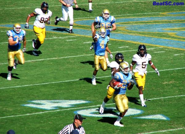 … 74 yards for the Bruins’ longest TD run since Mo Drew, who scored THREE TD’s himself this weekend.