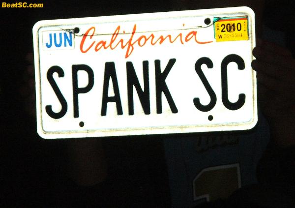 I bet the car that this plate is on gets vandalized once a week (and will again on Saturday night).