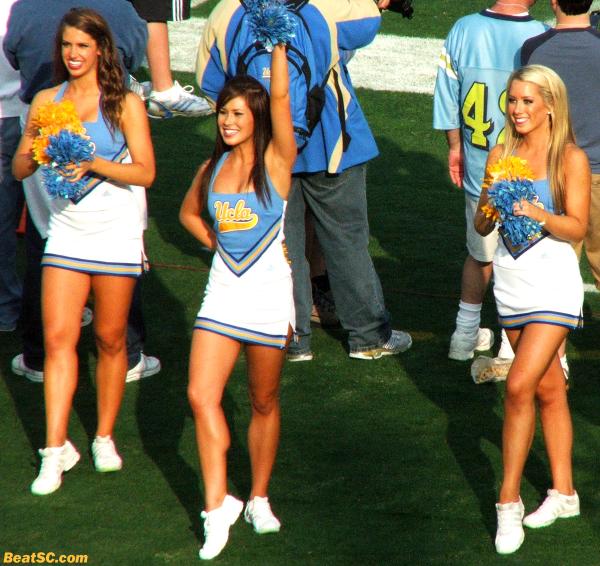 I hope an NBA Bruin is there, to donate a million dollars to the Spirit Squad.