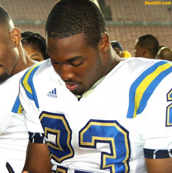 #23 (Offense) - Jonathan Franklin, Tailback.