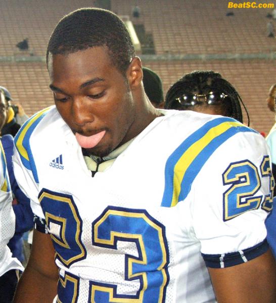 #23 (Offense) - Jonathan Franklin, Tailback.