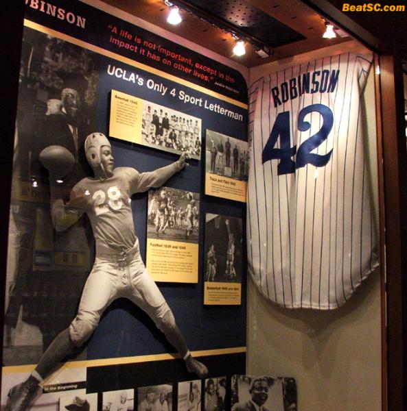 Retired jersey #28 - Jackie Robinson.
