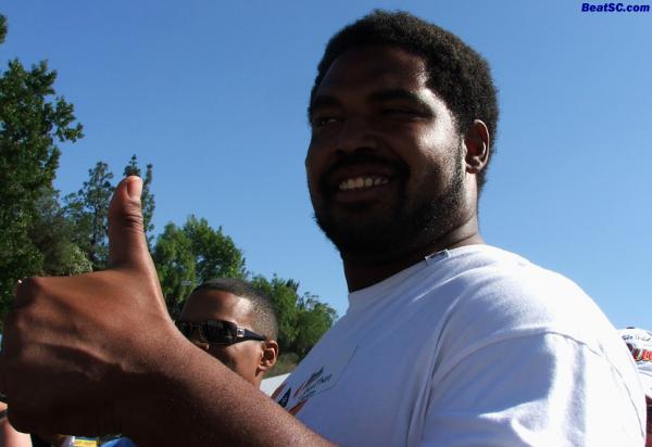 Retired jersey #79 Jonathan Ogden, Offensive Tackle.