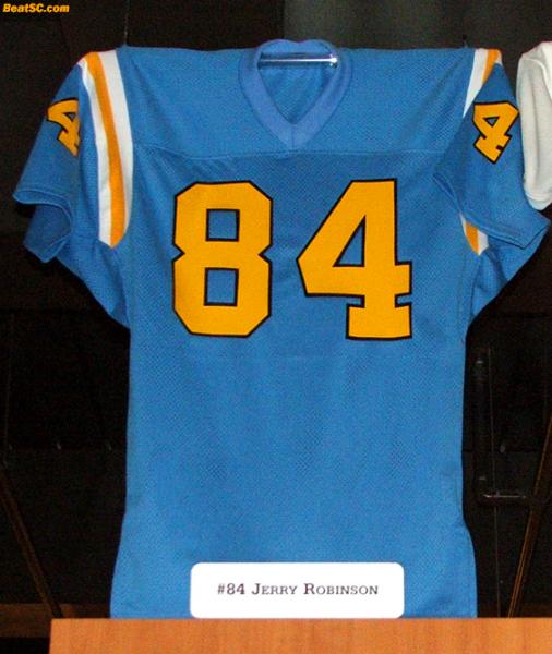 RETIRED #84 — Jerry Robinson, Linebacker.